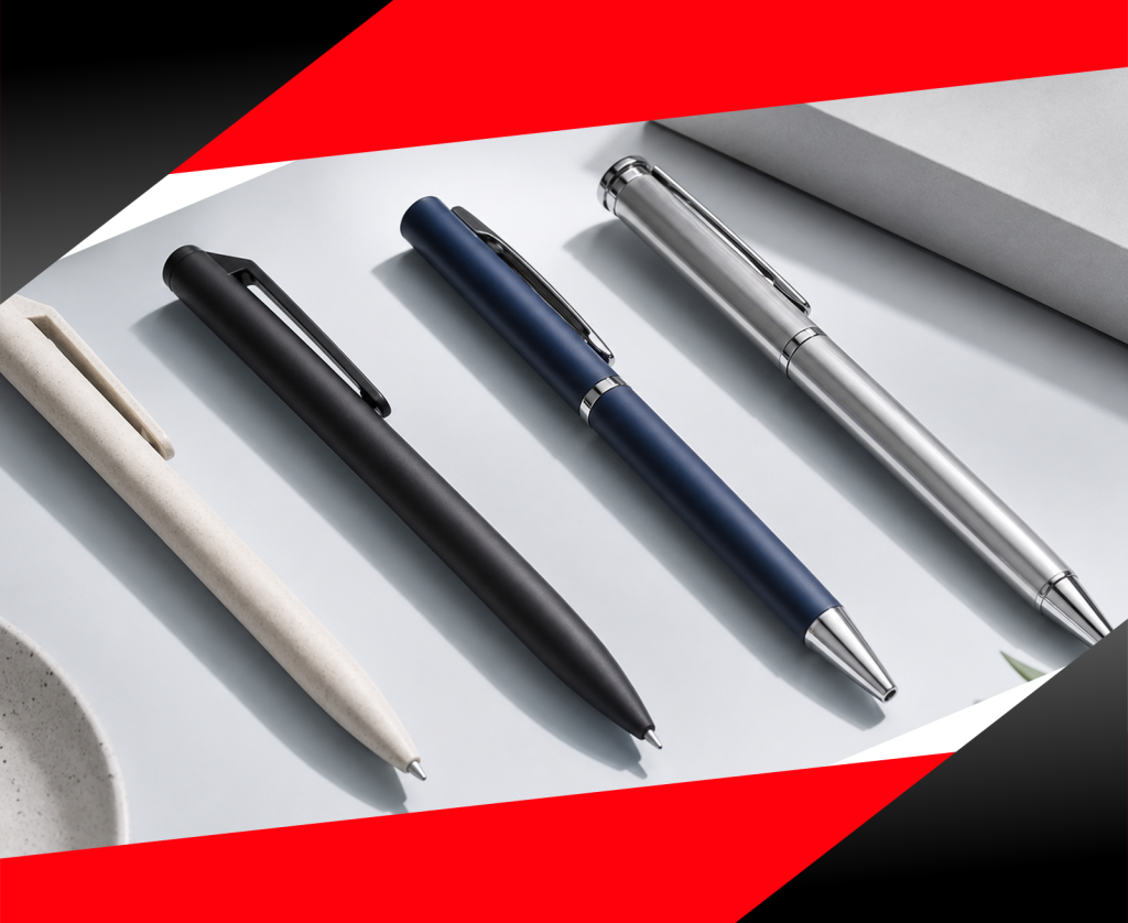 How to Choose Promotional Pens That Don't End Up in the Bin (Plastic, Metal, Gel and Eco Compared)